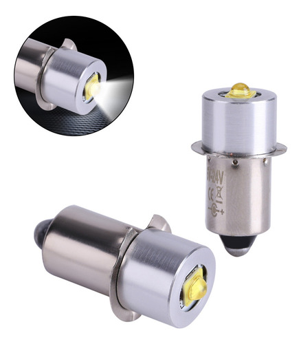 . Bombilla De Repuesto For Linterna Led, 2 Unidades, 3 W,