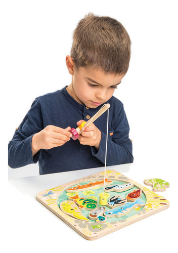 Juguete De Pesca Magnético Tender Leaf Toys Inmersión En Est Color