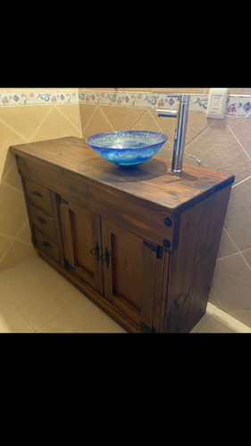 Mueble De Baño Madera Maciza