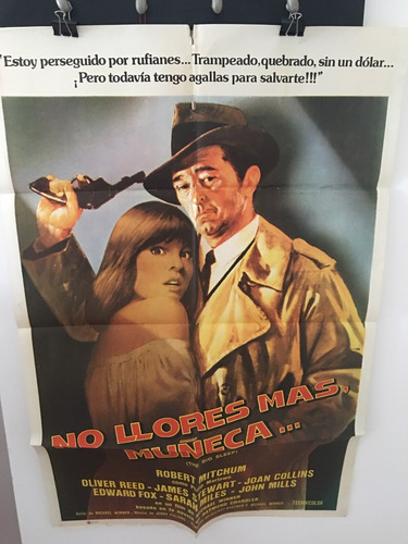 Afiche De Cine Original Original - No Llores Mas Muñeca