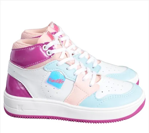 Zapatilla Tipo Botita Skate Kidy Fanfik Nena Acolchada 1052