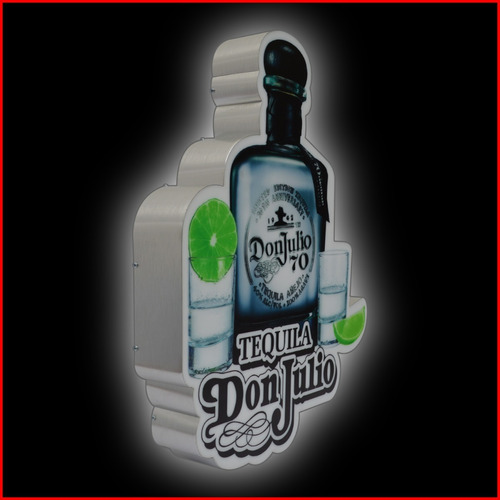 Anuncio Luminoso Caja De Luz Tequila Don Julio - 45cm