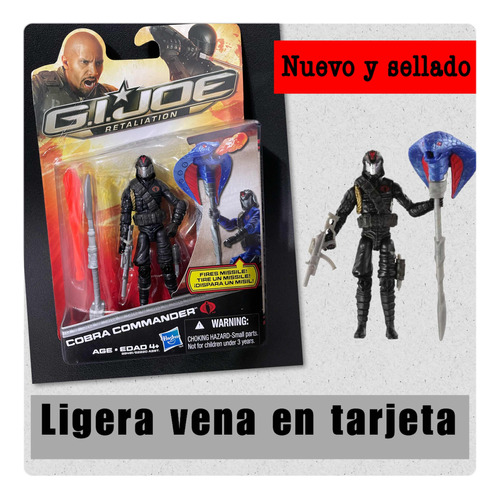 G.i.joe Retaliation Cobra Commander Hasbro Del Año 2011