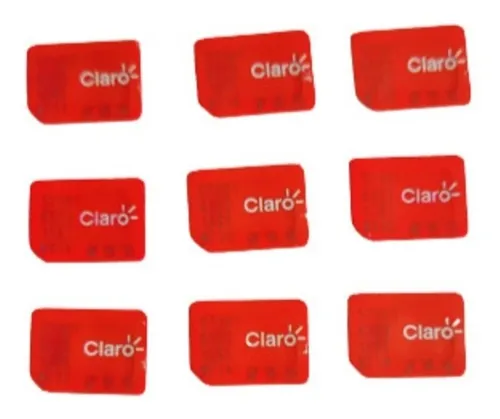 Sim Card Claro Prepago Pack X 10 Unidades
