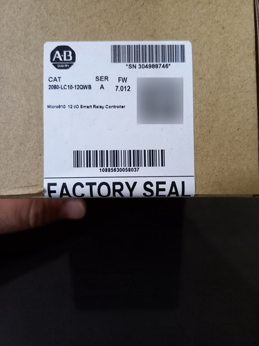 Plc Micro810. 2080-lc10-12qwb. Allen Bradley (Usado)