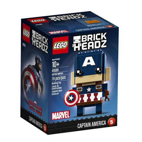 Lego Brick Headz - Capitan America 41589 - Mosca