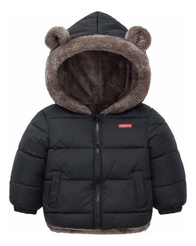 Chaqueta Acolchada De Forro Polar De Invierno Para Niños Y N