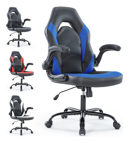 Silla Ergonmica Para Juegos, Silla De Oficina Acolchada Con