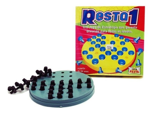 5 Jogo Resta 1 Educativo Brinquedo Barato Lembrancinha