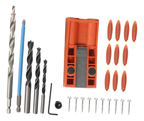 Kit De 28 Herramientas Para Localizar Agujeros Con Taladro