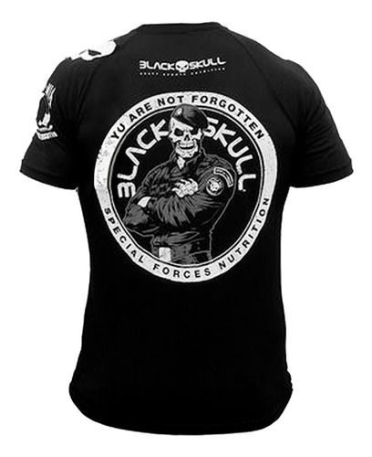 Camiseta Dry Fit Modelo Bope - Black Skull - Original