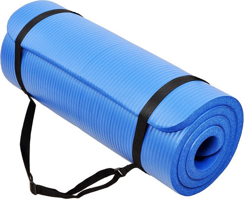 Tapete Fitness Yoga Extra Grueso 25 Mm Incline Fit Color Azul