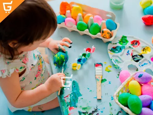 AROIC 8 piezas de pintura de dedos lavable para niños, pintura de dedos no  tóxica, 8 colores, suministros de pintura artística para niños pequeños