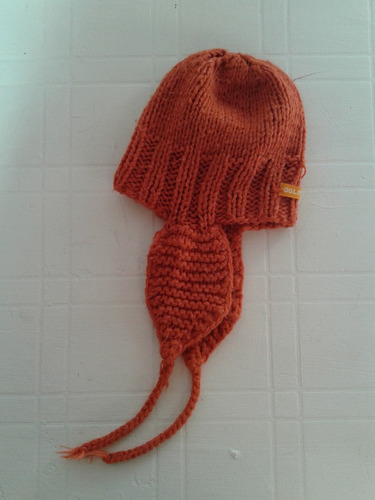 Gorro Lana Bebe Color Naranja Golfus 76