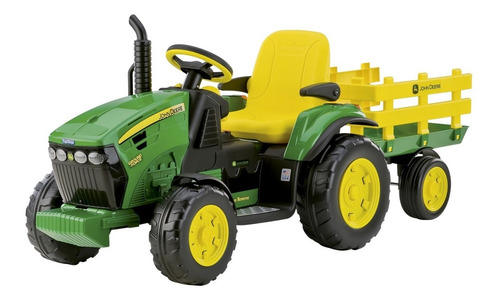 Mini Trator Eletrico Recarregavel John Deere Peg Perego