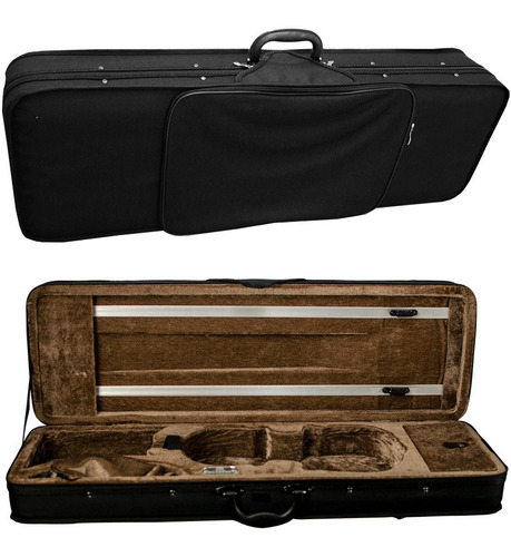 Estojo Case Violino Erudithus #395 Retangular Marrom