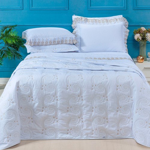 Kit Cobre Leito Queen 12 Peças Completo Jogo De Cama + Banho Branco Branco