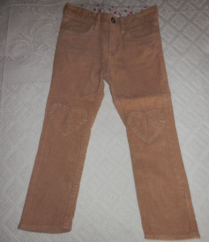 Pantalón Chupín Pana Niña H&m -talle 3-4 Años