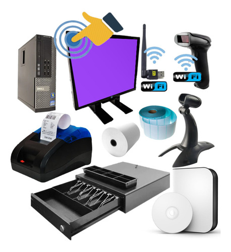 Kit Punto De Venta Touch Tiendify Abarrotes Farmacia Papeler (Usado)