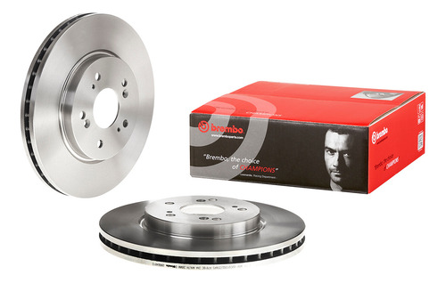 Disco Brembo Honda Cr-v 2.4 I-vtec 4wd Re7 2010 A 2019 D Pza