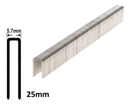 Corchetes 3000 Pcs 5,7x25 Mm Einhell Grapadora Neumática