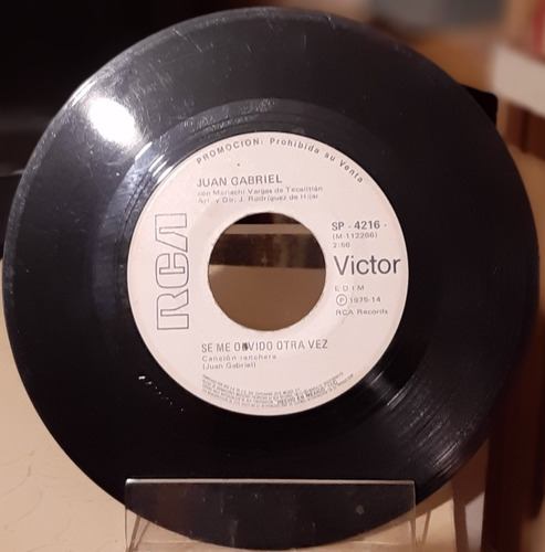 Disco Ep Juan Gabriel Se Me Olvidó Otra Vez 45 Rpm 