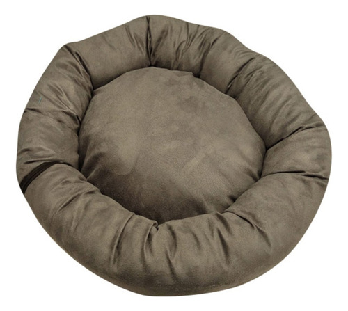Cama Para Perro Fresca Y Suave Mediana Color Gris