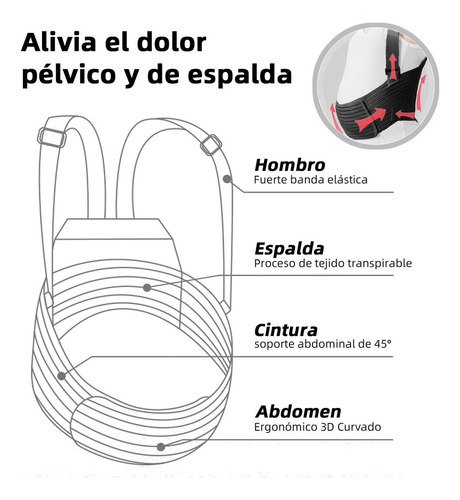 Cinturón De Soporte Para El Embarazo, Cinturón De Maternidad