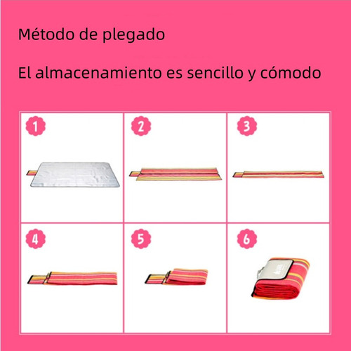 Picnic Impermeable Camping Colchonetas Playa Manta Portable
