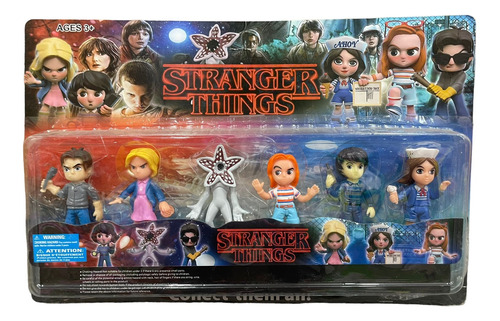 Blister Stranger Things X6 Personajes Coleccion Completa