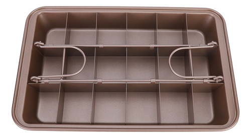 Molde Cuadrado Antiadherente Para Hornear Pasteles De Acero