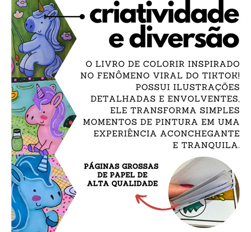 Livro Cozy Animals Para Colorir Bem-estar E Criatividade + 12 Lápis De Cor