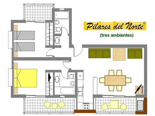 Imagen 2 de 14 de Villa Gesell Norte A 300 Metros De La Playa. 1, 2 Y 3 Ambientes