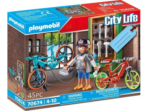 Playmobil City Life Gift Taller De E-bicicletas 70674 Intek