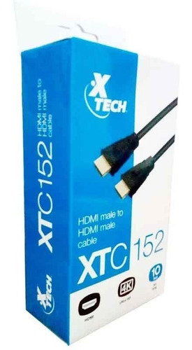 Cable Hdmi Xtech Macho/macho 3 Metros