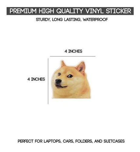 Doge Much Wow Meme Shiba Inu Stickers - Juego De 20 Pegatina