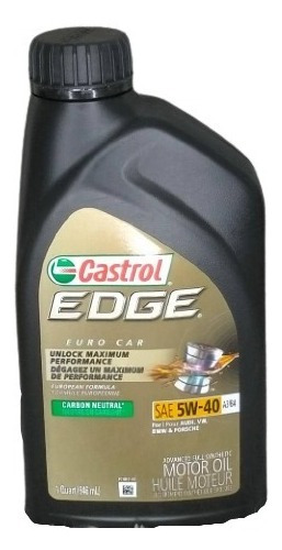 Aceite Castrol Edge Full Sintético Sae 5w-40