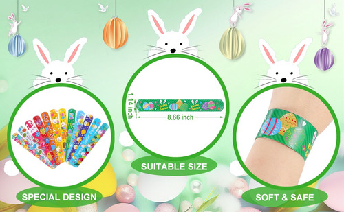 12 Pulseras De Aplausos For Niños De Pascua For Fiestas