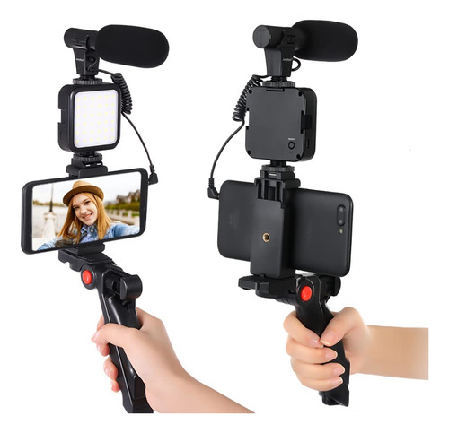 Kit Video Blog Ay49 Con Triprode Para Smartphone