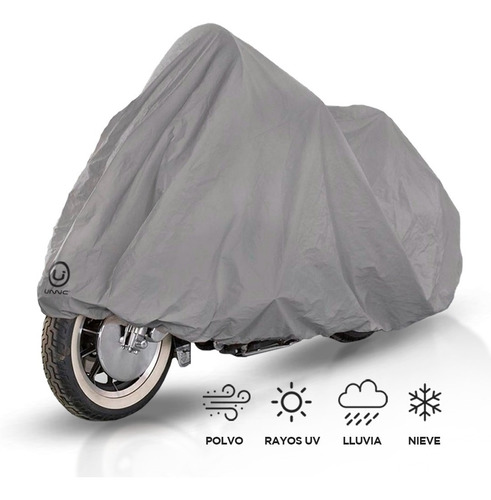 Funda Cubre Moto Impermeable Lluvia Universal Reforzada Uv 