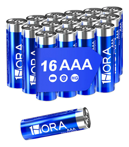 Pilha Aaa 1hora 1.5v Pacote Com 16 Unidades Pilha Palito