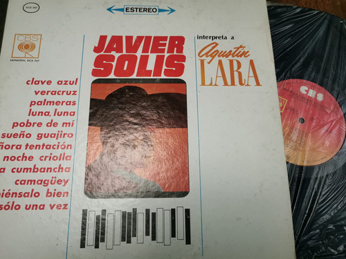 Lp Javier Solís Interpreta A Agustín Lara