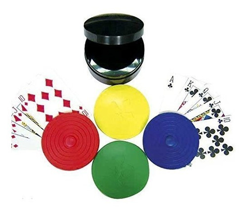 4 Pc Round Card Holder