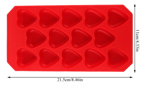 Molde De Silicona Para Congelar Pudín Ice Tray De 14 Cavidad