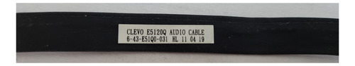Cable Flexible Note Clevo E5120q Audio Cable 6-43-e51q0-031 (Usado)
