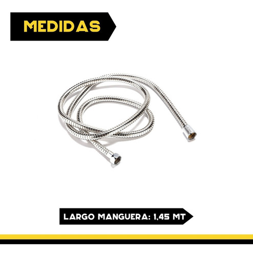 Ducha Bidet Manual Tauro Gri 154 Con Flexible