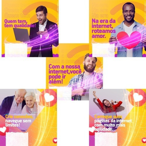 +190 Pack Artes Provedor De Internet Editável Em Psd + Bônus