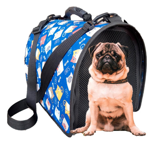 Bolso Combo  Guacal Cargador Maletín Mascota Perro ( M )