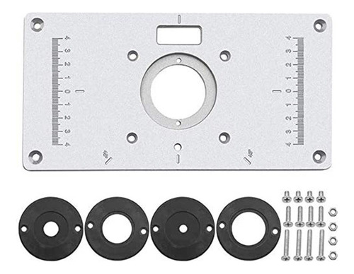 Placa De Inserción De Mesa De Fresado De Aluminio Para Recor