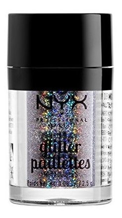 Maquillaje Profesional Nyx Glitter Metalico, Estrella De Es